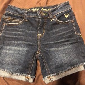 Blue jean shorts